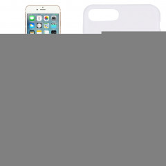 Pour Coque Arrière Coque Arrière Couleur Unie en TPU iPhone 8 Plus & 7 Plus (Blanc)