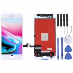 Écran LCD d'origine et numériseur complet pour iPhone 8 (blanc)