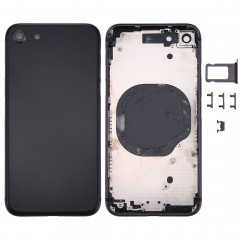 Couverture de logement arrière pour iPhone 8 (noir)