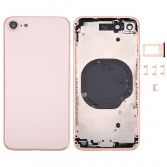 Couverture de logement arrière pour iPhone 8 (or rose)