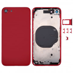 Couverture de logement arrière pour iPhone 8 (rouge)