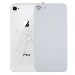 iPartsBuy pour iPhone 8 couverture arrière avec adhésif (blanc)