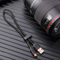 Ivon CA81 Micro USB Fast Facturation Data Câble de données, Longueur: 33cm (Noir)