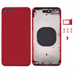 Couverture de logement arrière pour iPhone 8 Plus (rouge)
