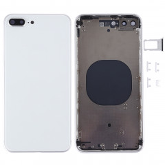 Couverture de logement arrière pour iPhone 8 Plus (blanc)