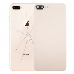 iPartsAcheter pour iPhone 8 Plus couverture arrière avec adhésif (or)