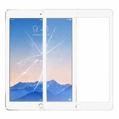 Lentille extérieure en verre de l'écran avant pour iPad Air 2 / A1567 / A1566 (blanc)