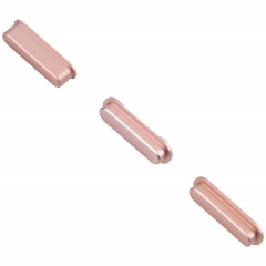 Bouton d'alimentation et bouton de commande de volume pour iPad 10,2 pouces 2019 2020 2021 (rose)