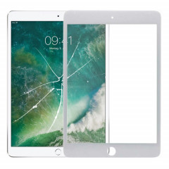 Lentille en verre extérieure de l'écran avant pour iPad Pro 9.7 pouces A1673 A1674 A1675 (blanc)