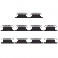 10 PCS Connecteur de Port de Charge pour iPhone X (Noir)