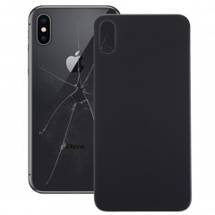 iPartsAcheter pour iPhone X Couverture de batterie en verre (noir)