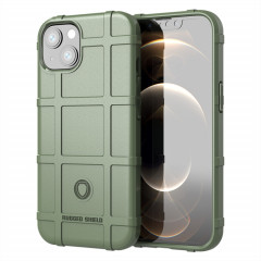 Bouclier robuste Couverture complète Coque TPU antichoc pour iPhone 13 (Vert)