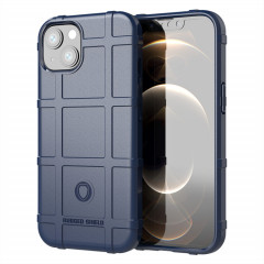 Bouclier robuste Couverture complète Coque TPU antichoc pour iPhone 13 (Bleu)