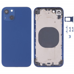 Couvercle de boîtier arrière avec apparence imitation d'IP13 pour iPhone XR (bleu)