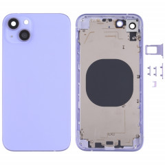 Couvercle de boîtier arrière avec une apparence imitation d'IP13 pour iPhone XR (violet)