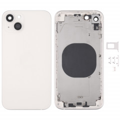 Couvercle de boîtier arrière avec apparence imitation d'IP13 pour iPhone XR (blanc)