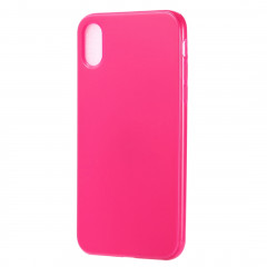 Etui TPU Candy Color pour iPhone XR (Magenta)