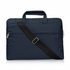 Portable un sac à bandoulière portable à glissière épaule, pour 11,6 pouces et ci-dessous Macbook, Samsung, Lenovo, Sony, DELL Alienware, CHUWI, ASUS, HP (bleu foncé)