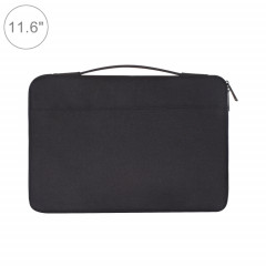 11,6 pouces de mode casual polyester + nylon sac à main pour ordinateur portable ordinateur portable housse pour ordinateur portable, pour macbook, samsung, Lenovo, xiaomi, Sony, Dell, chuwi, asus, hp (noir)