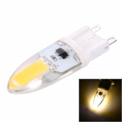 Lumière de l'ÉPI LED de 3W, G9 300LM Silicone Dimmable SMD 1505 pour des salles / bureau / à la maison, CA 220-240V (blanc chaud)