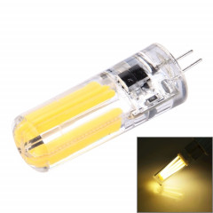 G4 4W ampoule à filament en silicone dimmable 8 LED pour halls, CA 220-240V (blanc chaud)