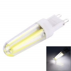 Ampoule de filament de 4W, G9 PC Material Dimmable 4 LED pour des salles, CA 220-240V (lumière blanche)