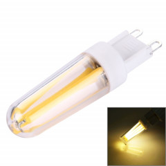 Ampoule à filament 4W pour halls, G9 PC Matériel Dimmable 4 LED, AC 220-240V (blanc chaud)