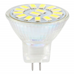 MR11 15 LED 5730 SMD Projecteur LED, AC / DC 12-30V (lumière blanche)
