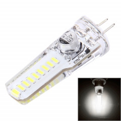 Ampoule de maïs G4 4W 200LM, 18 LED SMD 4014 Silicone, DC 12V (lumière blanche)