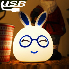 1 W Creative Cartoon Coloré Toucher Pat Sensor USB De Charge LED Décoration Lampe Nouveauté Cadeau Night Light