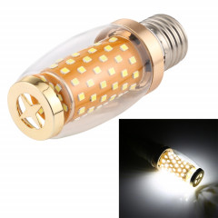 E27 16W LED ampoule en verre d'éclairage à économie d'énergie Ampoule de maïs AC 110-265V (lumière blanche)