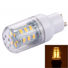 Ampoule de maïs GU10 2.5W 24 LED SMD 5730 LED, AC 12-80V (blanc chaud)