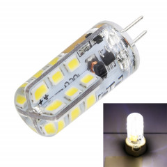 G4 SMD 2835 Ampoule de maïs à 24 LED, AC 12V, DC 12-24V (lumière blanche)