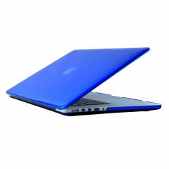 Pour 2016 Nouveau Macbook Pro 13,3 pouces A1706 & A1708 ordinateur portable Crystal PC Housse de protection (bleu foncé)