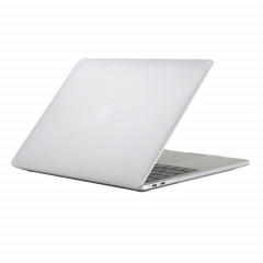 Pour 2016 Nouveau Macbook Pro 15.4 pouce A1707 Ordinateur Portable Texture Givrée PC Cas de Protection (Blanc)