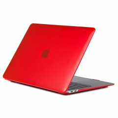 Housse de protection en cristal pour ordinateur portable pour MacBook Air 13,3 pouces A1932 (2018) (rouge)