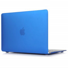 Etui de protection pour ordinateur portable de style mat pour MacBook Air 13,3 pouces A1932 (2018) (Bleu foncé)