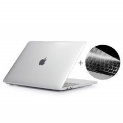 ENKAY Chapeau-Prince 2 en 1 cristal dur coque en plastique de protection + version US Ultra-mince TPU clavier couvercle de protection pour 2016 nouveau MacBook Pro 13,3 pouces sans barre tactile (A1708) (Transparent)