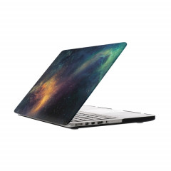 Pour Macbook Pro Retina 13,3 pouces Starry Sky Patterns Apple Laptop Water Stickers PC étui de protection (vert)