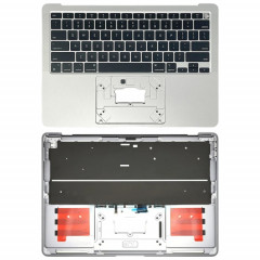 Pour Macbook Air 13 2020 M1 A2337 EMC3598 C-side Cover + US Edition Key Board (argent)