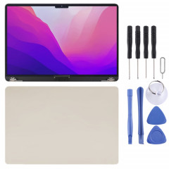 Pour MacBook Pro Retina 13,6 pouces M2 A2681 EMC3650 2022 Écran LCD avec numériseur Assemblage complet (Or)