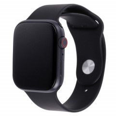 Modèle d'affichage factice d'écran non fonctionnel à écran noir pour une montre Apple Watch 7 45mm (Noir)