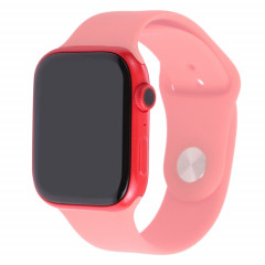 Modèle d'affichage factice d'écran non fonctionnel à écran noir pour la série de montre Apple 7 41mm, pour photographier la sangle de montre, pas de montre (rouge)