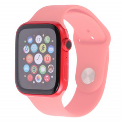 Modèle d'affichage factice d'écran non fonctionnel pour l'écran de couleur pour la série Apple Watch 7 41mm, pour photographier la sangle de montre, aucune montre (rouge)