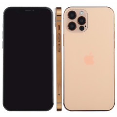 Modèle d'affichage factice faux écran noir non fonctionnel pour iPhone 12 Pro (6,1 pouces) (or)