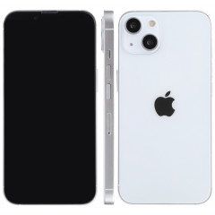 Modèle d'affichage factice non fonctionnel à l'écran noir pour iPhone 13 Mini (blanc)