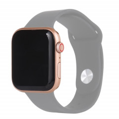 Écran noir faux modèle d'affichage factice non fonctionnel pour Apple Watch série 6 44 mm, pour photographier le bracelet de montre, pas de bracelet (or)