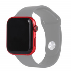 Écran noir faux modèle d'affichage factice non fonctionnel pour Apple Watch série 6 44 mm, pour photographier le bracelet de montre, pas de bracelet (rouge)