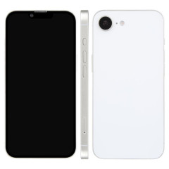Pour iPhone 16e Écran noir Faux modèle d'affichage factice non fonctionnel (blanc)