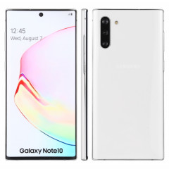 Modèle d'affichage factice factice avec écran en couleurs d'origine pour Galaxy Note 10 (blanc)